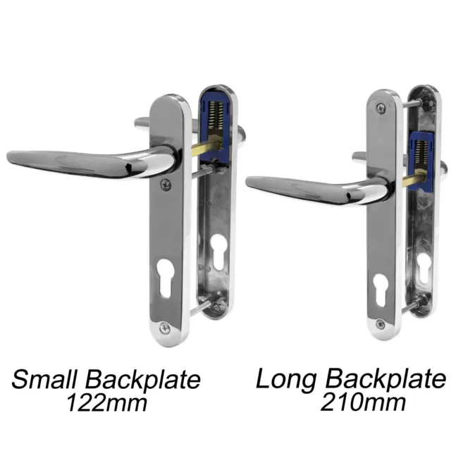 UPVC Door Handle Yale Sparta 92PZ Sprung Double Glazing Pair Set Patio PVC