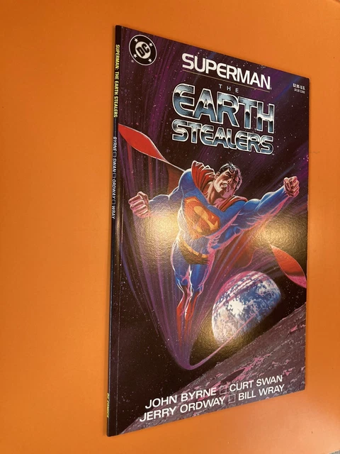Superman The Earth Stealers Graphic Novel 1988 John Byrne! Curt Swan & Ordway Nm 2