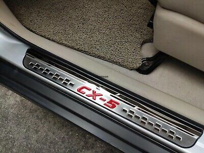 For Mazda Cx-5 Car Accessories Stainless Steel Door Sill Cover Scuff Plate 2019
