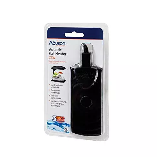 Aqueon Small Aquarium Fish Tank Mini Flat Heater Up to 3 Gallon