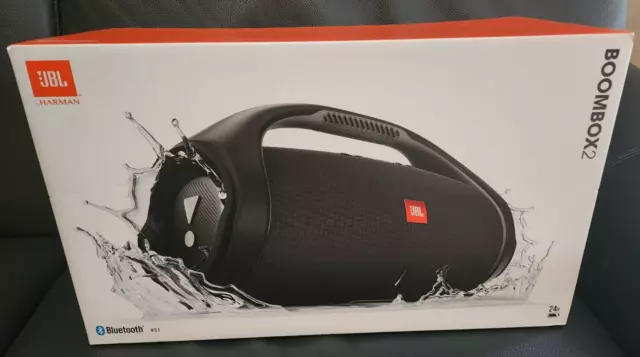 JBL Boombox 2 Portable Bluetooth Speaker - Black BRAND NEW- SEALED