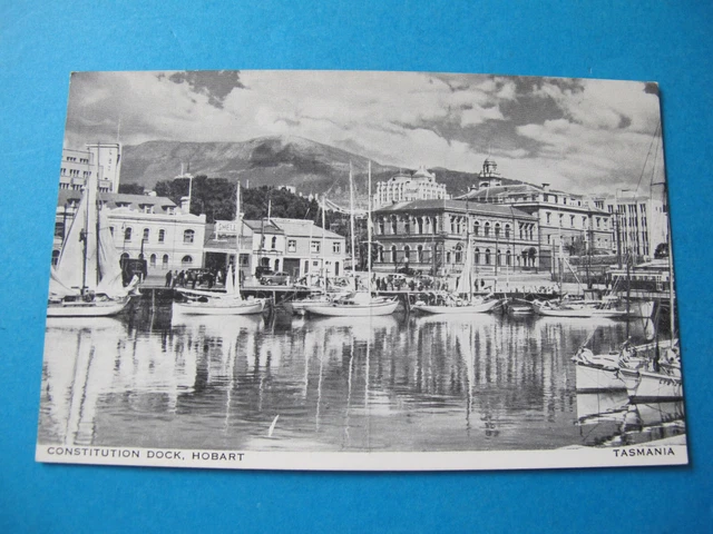 Constitution Dock Hobart Tasmania Sands Postcard Capt. Frank Hurley