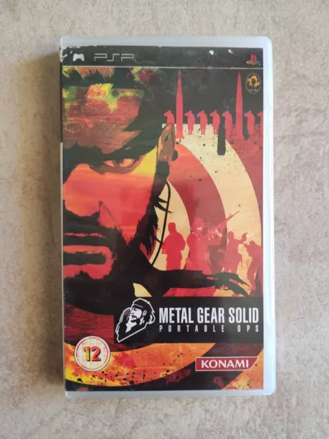 SONY PSP PlayStation Portable Metal Gear Solid: Portable Ops Disc UMD Video game