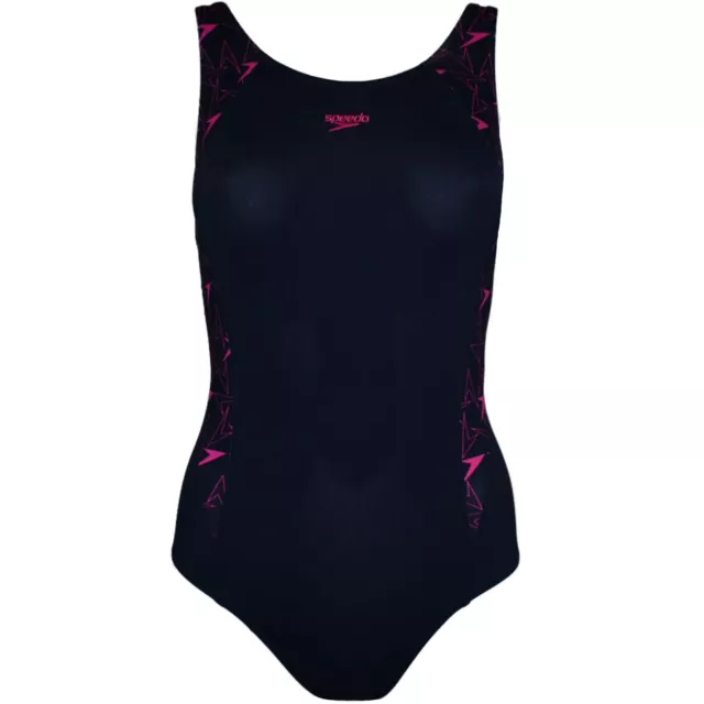 Speedo Womens Boomstar Splice Flyback One Piece Swimming Costume - 26