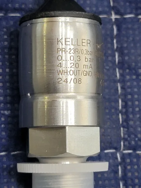 Keller PR-23R/0 80710.12 Pressure Transmitter 0-0.3 Bar, 4-20mA Vented WOW!