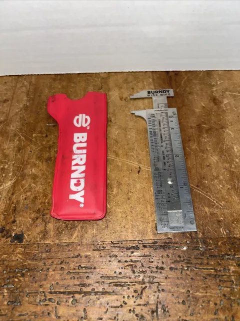 Burndy Wire-Mike Caliper Style Wire Thickness Gauge & Slipcase