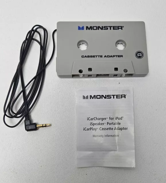 Monster iCarPlay Cassette Tape Car Adapter for iPod nano 3.3ft