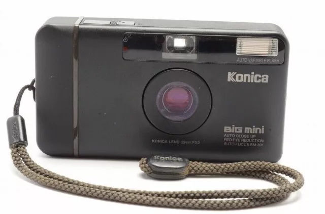 READ AS IS] Konica Big mini BM-301 35mm point & Shot Film Camera