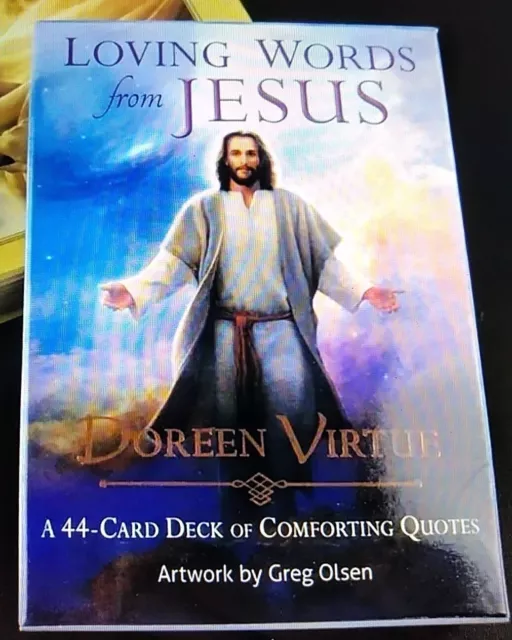 LOVING WORDS FROM JESUS Tarot 44 Karten Deck Tarot und Orakel Set Neu