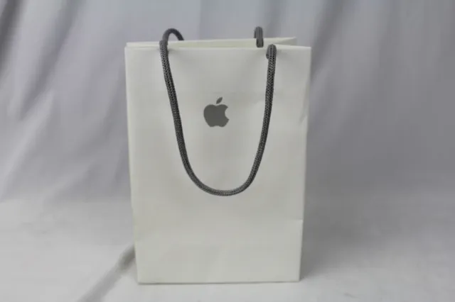 Apple Store Signature Logo Shopping Paper Bag (Small) 7.75×11.25×5  +AirPods Box