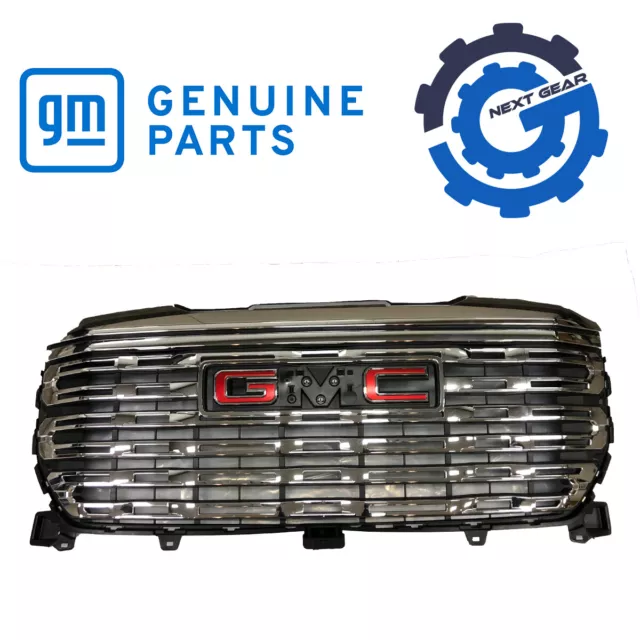 NEW OEM GM Grill Grille Assembly For 20222024 GMC Sierra Denali 1500