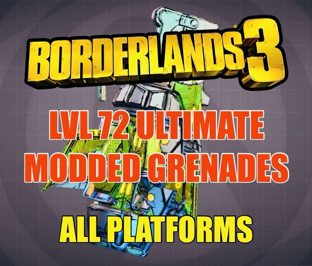 PS4/XBOX/PC/SWITCH BORDERLANDS 3 Level 72 Hybrid Modded Weapons Set