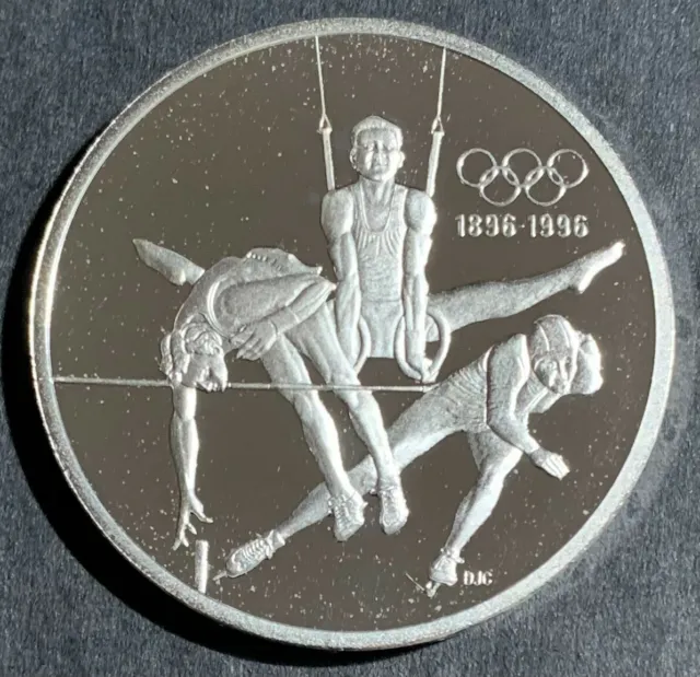 1992 Canada $15 Elizabeth II Olympics I.O.C Silver Proof Coin