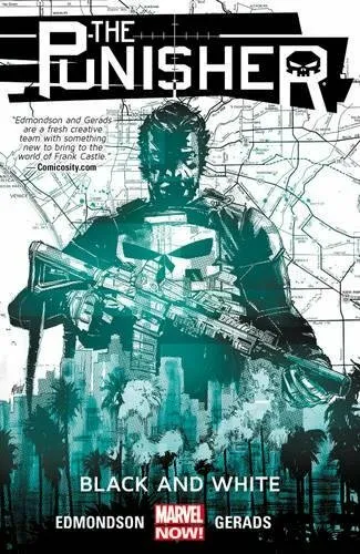 The Punisher Volume 1: Black and White by Gerads, Mitch Book The Fast Free