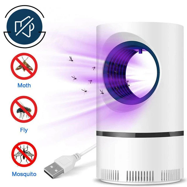 Electric Mosquito USB Killer Lamp UV Insect Fly Pest Zapper Bug Trap P1A2
