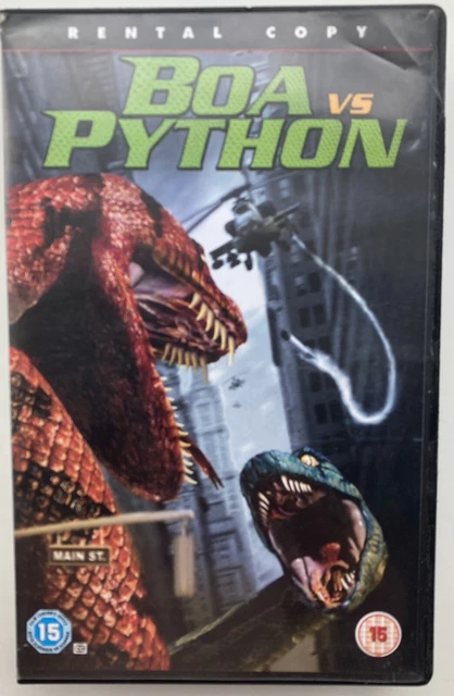BOA VS PYTHON Big Box Vhs £0.99 - PicClick UK