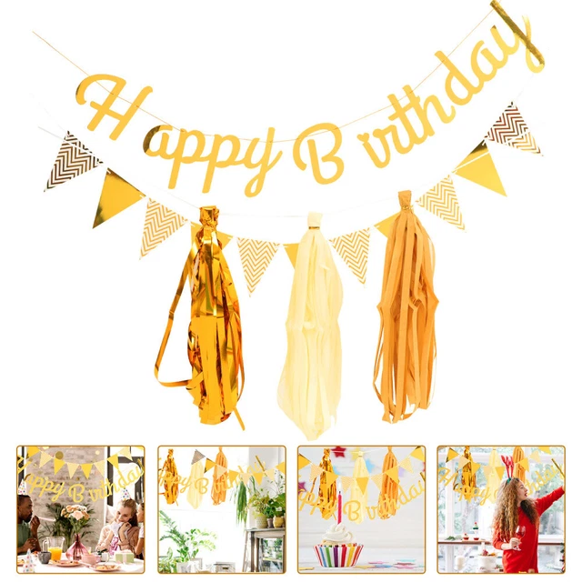 Décorations De Fête D'anniversaire Pixel Pour Enfants, Fournitures De