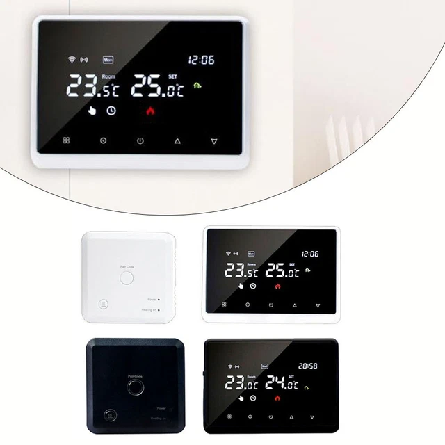Caldo Tuya WiFi Programmabile Termostato Della Stanza Con Il Grande Schermo LCD RF 433/868mhz Touch Collegamento Sistema Di Riscaldamento Della Caldaia - Foto 6