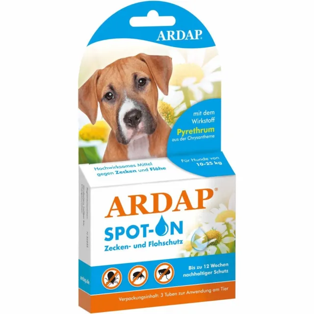 ARDAP Spot-On para perros medianos de 10 a 25 kg