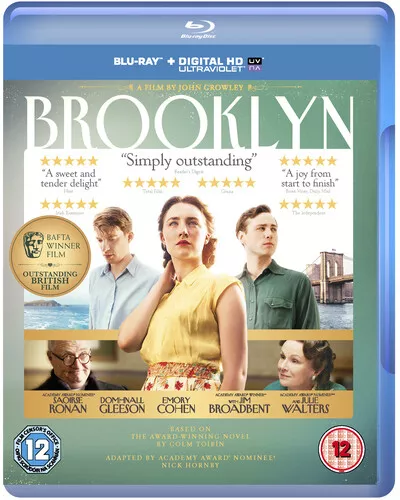 Brooklyn Blu-Ray (2016) Saoirse Ronan, Crowley (DIR) cert 12 Fast and FREE P & P