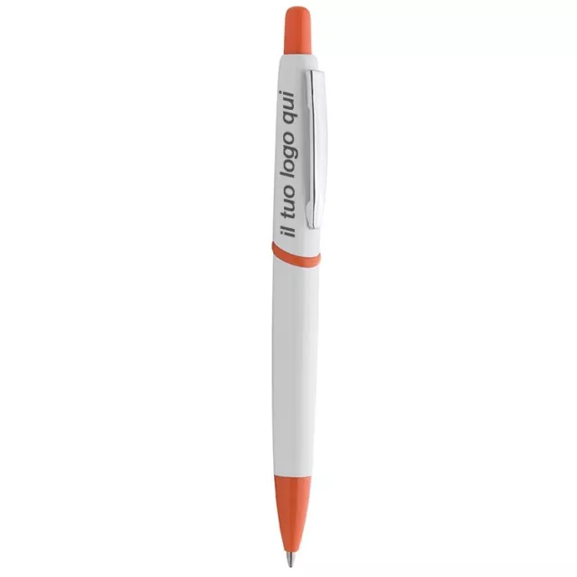 Penna personalizzate con logo azienda gadget omaggio  stampa a colori - 100 pz