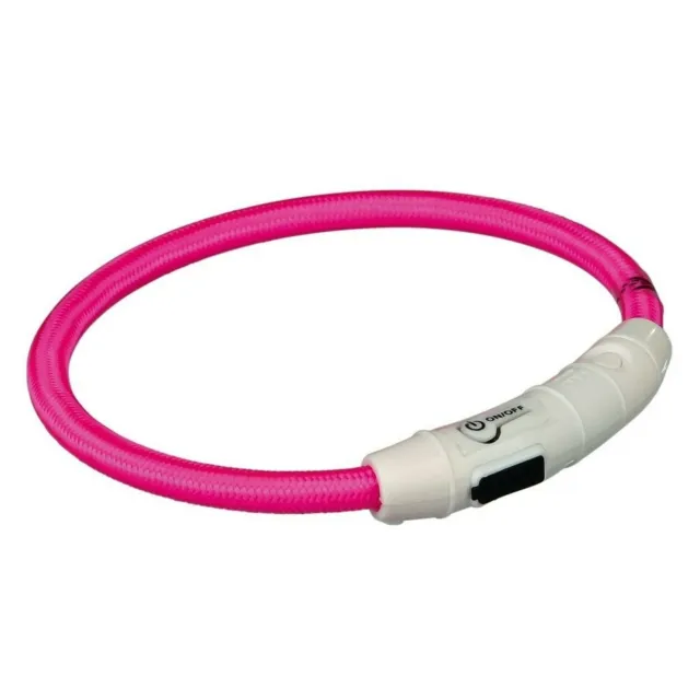 Safer Life Flash light ring USB, X-Small/Small 35 cm/7 mm, Pink