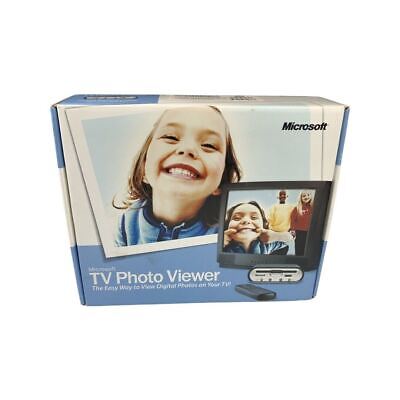 Visor de fotos de Microsoft TV con control remoto y CD -ver fotos digitales