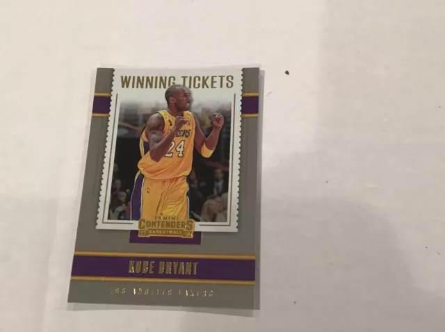 2017-18 Panini Contenders Kobe Bryant Winning Tickets Holo #7 Lakers Mint New