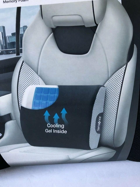 Samsonite Memory Foam + Cooling Gel Lumbar Support Cushion