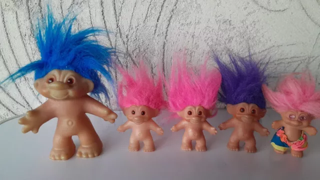 LOTE DE TRABAJO Paquete TROLLS DAM DE COLECCIÓN - DÉCADA DE 1980