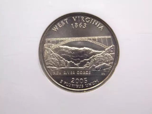 2005 "P" State *WEST VIRGINIA* Washington SMS Quarter 25c NGC MS68 #015 GEM BU