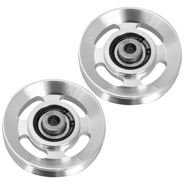 Poulie Fitness 70mm Ou 80mm Alliage Aluminium - Roue Câble Gym Universelle Anti-Usure