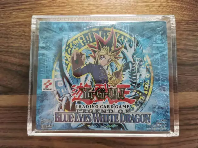 Yugioh Acrylic Display Case for 24ct Booster Box - UV protective, EUROPEAN / LED