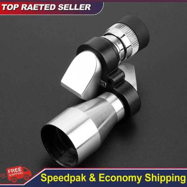 8x20 Mini Corner Binoculars HD Pocket Monocular Outdoor Telescope (Silver)