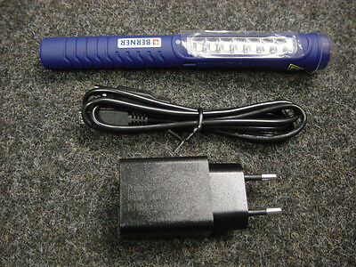 Berner LED Handlampe PEN Light 7+1 Micro & USB Kabel  Orginal 100 LUX Berner     216284 