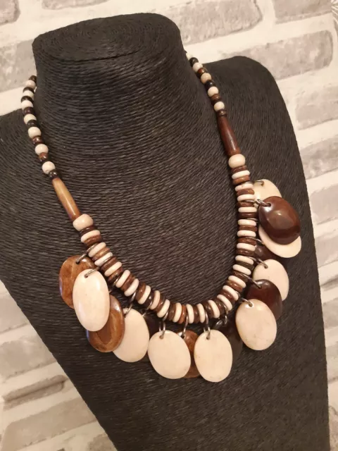 Chunky lagenlook necklace sales
