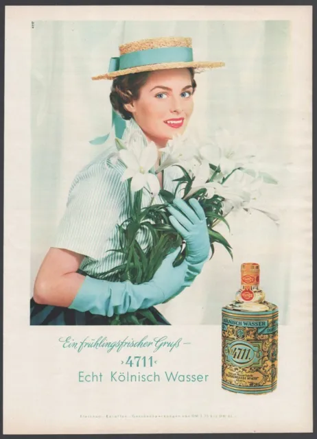 Original Reklame 1961 - Kölnisch Wasser 4711, Duft, Parfüm, 60er