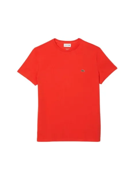 T-Shirt Lacoste da uomo a maniche corte, colore Watermelon Modello: TH6709 02K