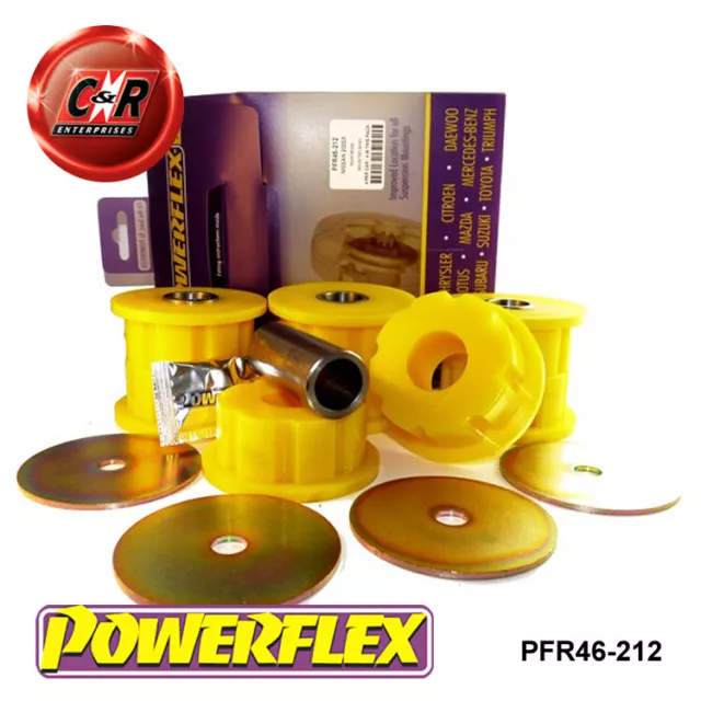 Powerflex RR Bagues de Berceau Convient Skyline R33 4WD + Gt-R & GTS4 93-98