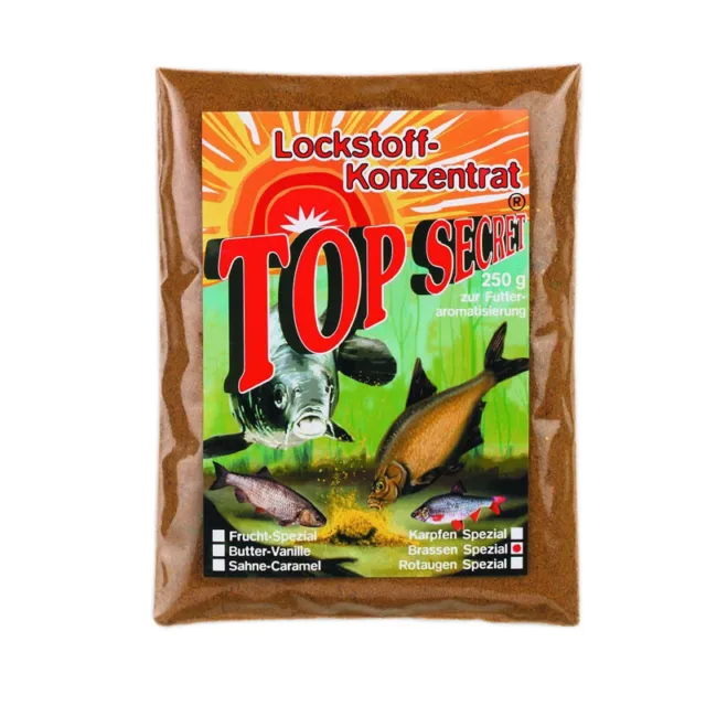 Top Secret Lockstoffkonzentrat Spezial 250g viele Sorten zur Auswahl Carp Shop