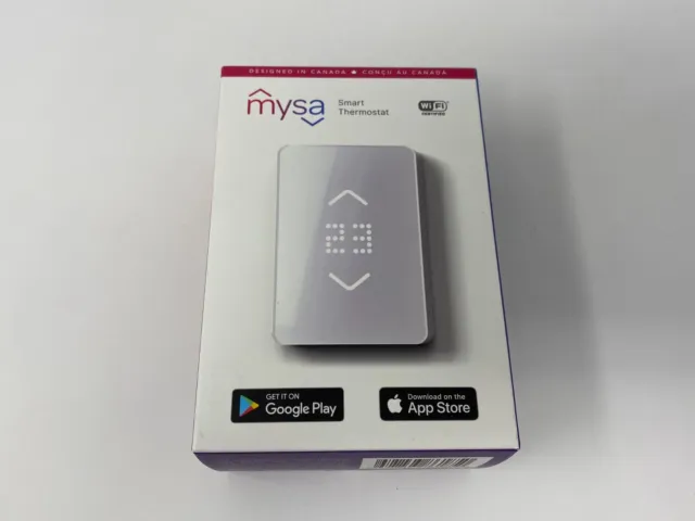 NEW Mysa Smart Thermostat for Electric Baseboard Heaters White - Brand New