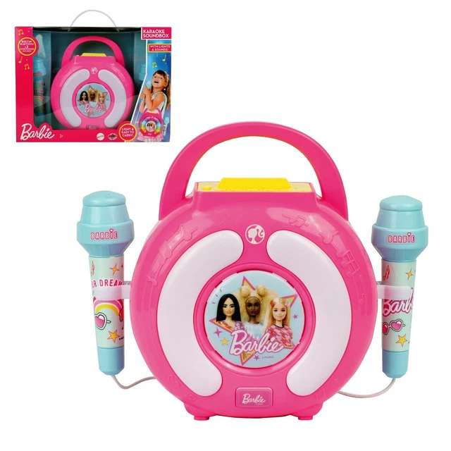 Barbie Portable Radio Karaoke with Microphone