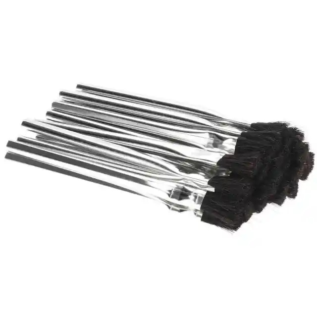 36 Pack Horsehair Acid Brushes with Tin Handles, 1/2" Wide x 6" Overall Length