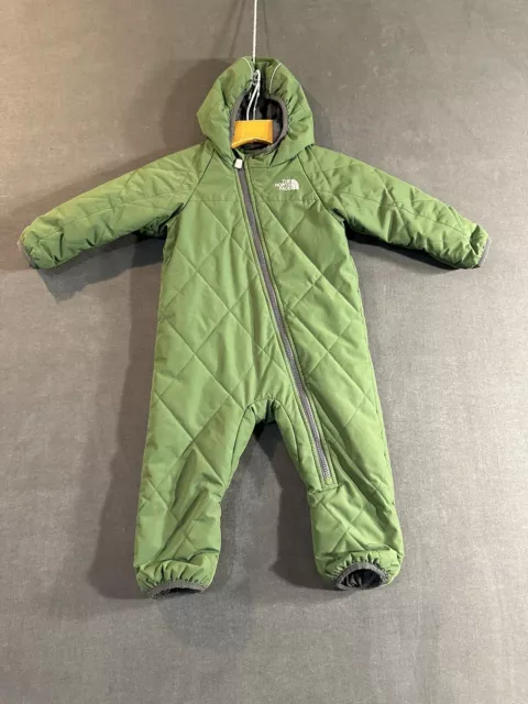 The North Face Toasty Toes Insulated Bunting Size 12-18 Months Snowsuit Green