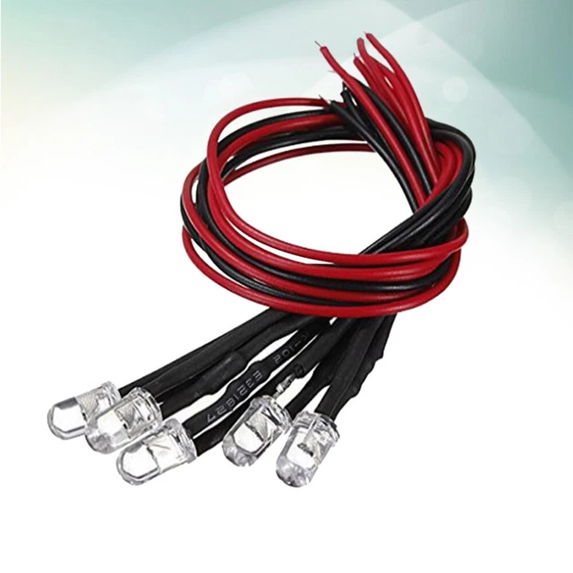 50 PCS Bulb Lamp Car Toys Prewired Led Lights