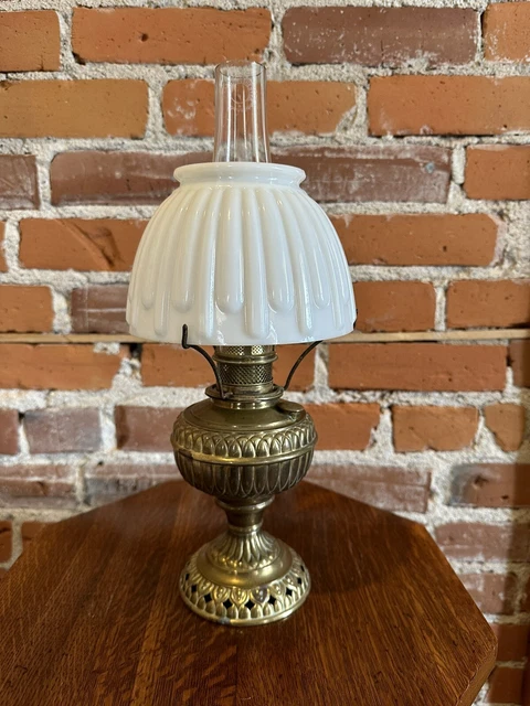ANTIQUE 1886 The JR. Rochester OIL LAMP For Glass Shade 6 in. Shade Holder PART