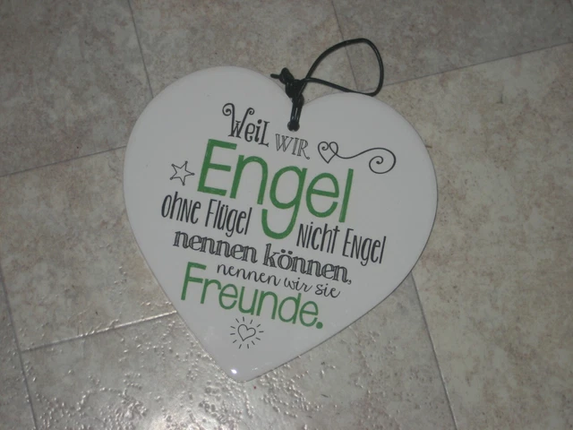 HERZ MIT SPRUCH, Herz, Sprüche, Deko, zum aufhängen,Freund