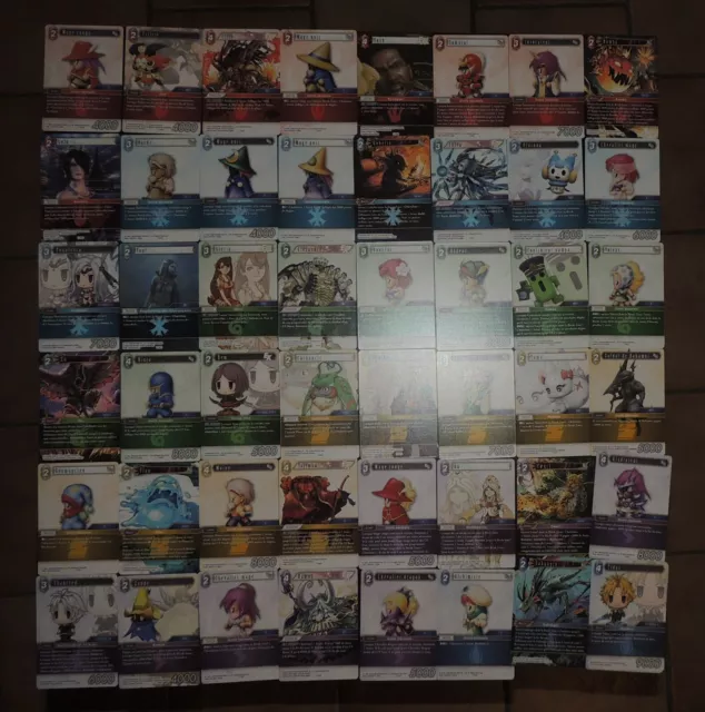 Final Fantasy TCG Opus 7 - Lot des 54 cartes communes