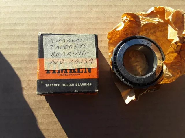 Timken Tapered Bearing Assembly # 14139 Wheel Bearing