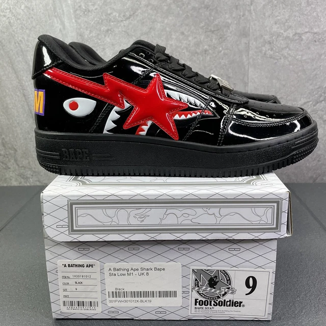 A Bathing Ape Bapesta Shark Black